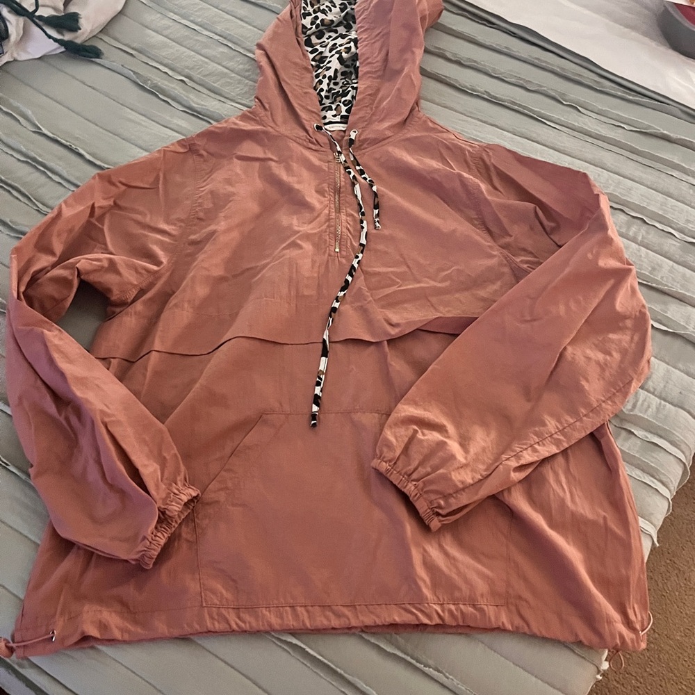 EUC WOMENS RAIN PULLOVER JACKET SIZE LARGE